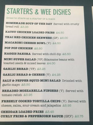 Nice garlic bread at The Lochy in Fort William