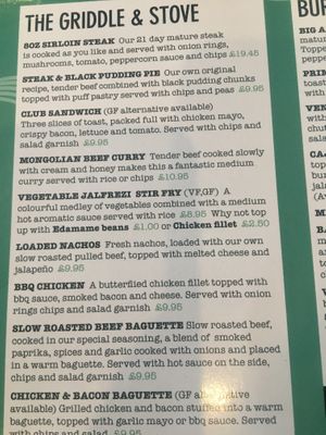 The curry was tasty and a generous portion  at The Lochy in Fort William