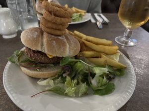Vegan cheeseburger   at The Lochy in Fort William