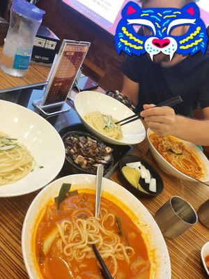 Two noodle kinds at Chinatown - 서귀포 차이나타운 in Seogwipo