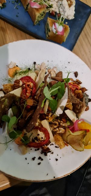 Cheese 🧀 assortment and stuff at Vegan Oasis in Tallinn