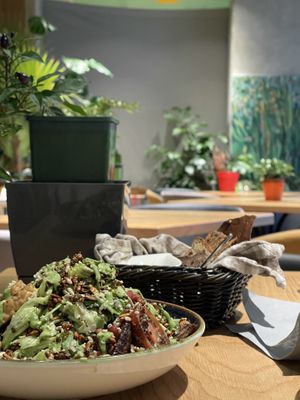 Peri peri salad at Vegan Oasis in Tallinn