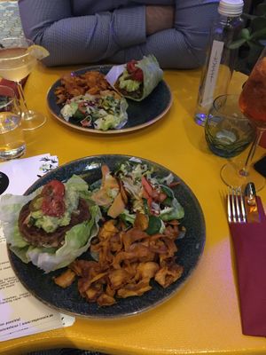 Naked Burger at Vegan Oasis in Tallinn