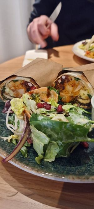 Jackfruit burrito! 😋  at Vegan Oasis in Tallinn