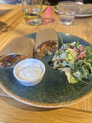 Jackfruit burrito  at Vegan Oasis in Tallinn