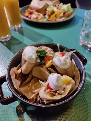 Vegan mini gyros, starter at Vegan Oasis in Tallinn