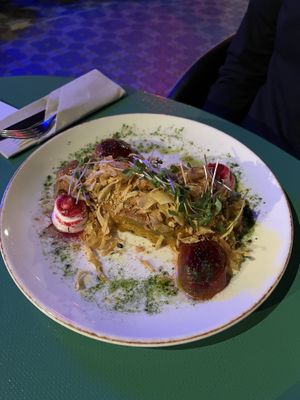 Eggplant  at Vegan Oasis in Tallinn