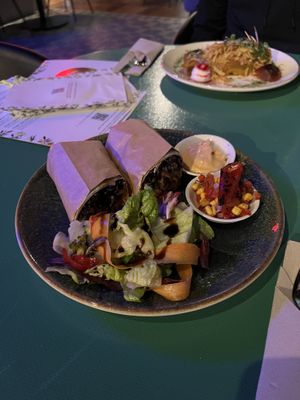 Mushroom burrito  at Vegan Oasis in Tallinn