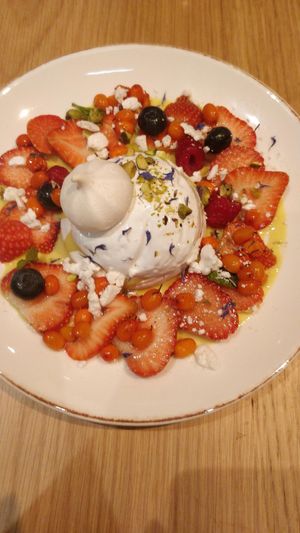 Pavlova at Vegan Oasis in Tallinn