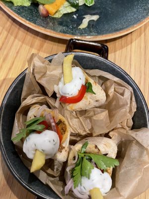 Gyros   at Vegan Oasis in Tallinn