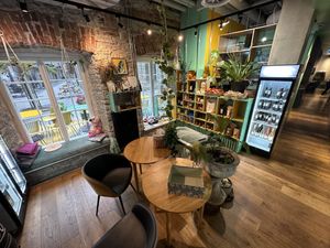 Shop area   at Vegan Oasis in Tallinn