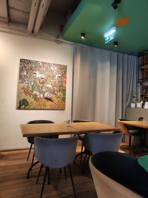 Inside at Vegan Oasis in Tallinn