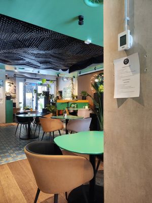 Inside at Vegan Oasis in Tallinn