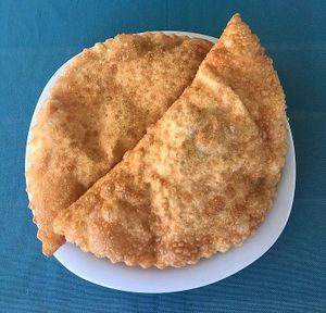 Peynirli çi börek at Bitez Mantıcı in Mugla