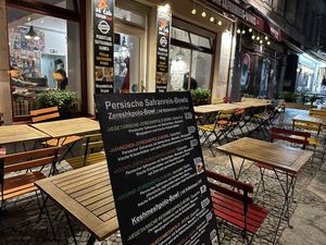 outside  at Aftab Persian Streetfood in Berlin