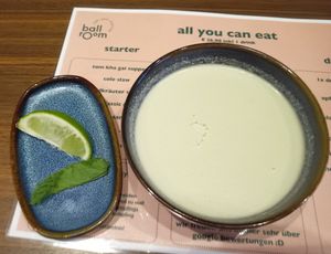 Tom kha Gai soup (vegan) at Ballroom - Damn.good.dumplings in Vienna