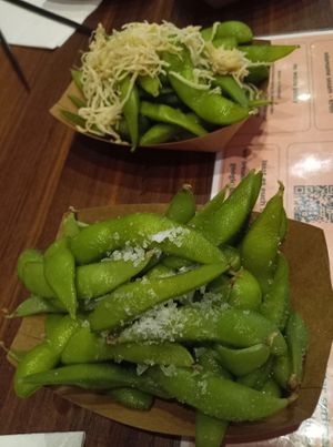 Edamame with horseradish and seasalt at Ballroom - Damn.good.dumplings in Vienna