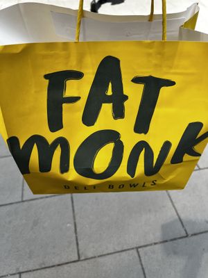 I got the mango “chick’n” bowl   at Fat Monk - Wien Mitte in Vienna