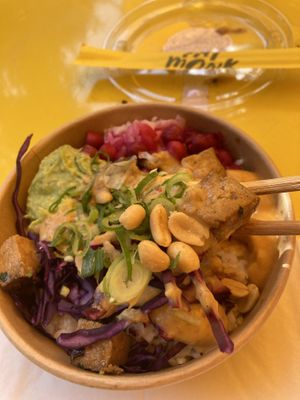 Tofu sesame bowl of joy!   at Fat Monk - Wien Mitte in Vienna