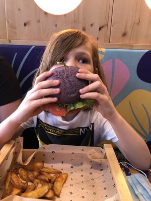 Kids loved  it . Cheesy cecio with patate savory  at Flower Burger - Corso Garibaldi in Milan