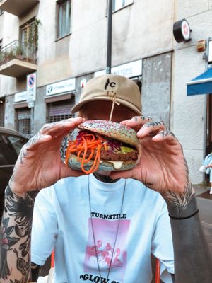   at Flower Burger - Corso Garibaldi in Milan