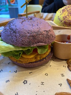 100% vegan - everything!  at Flower Burger - Corso Garibaldi in Milan