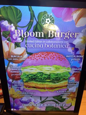   at Flower Burger - Corso Garibaldi in Milan