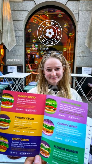   at Flower Burger - Corso Garibaldi in Milan