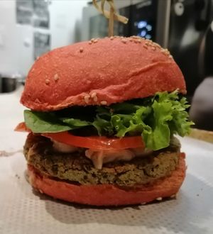 autumn special edition, Super Shroom Burger at Flower Burger in Amsterdam