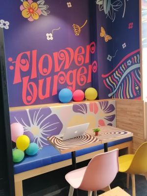 Cozy  at Flower Burger in Amsterdam
