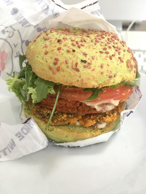   at Flower Burger in Amsterdam