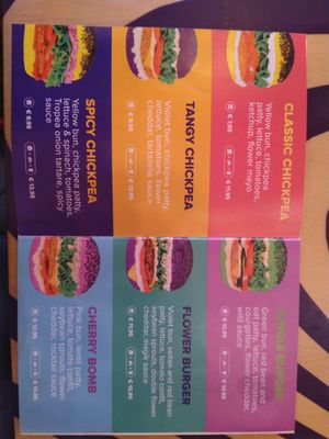  at Flower Burger in Amsterdam