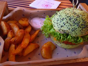  at Flower Burger in Amsterdam