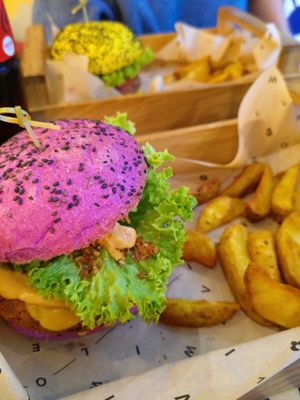  at Flower Burger in Amsterdam