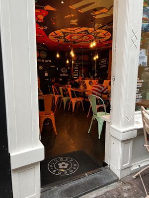  at Flower Burger in Amsterdam