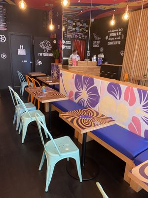 Interior   at Flower Burger in Amsterdam