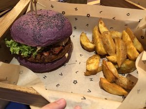   at Flower Burger in Amsterdam