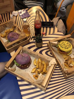   at Flower Burger in Amsterdam