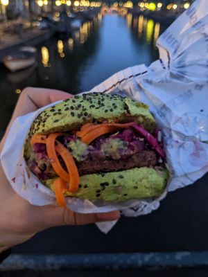  at Flower Burger in Amsterdam