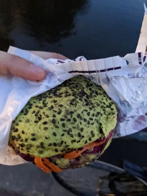  at Flower Burger in Amsterdam