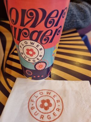 🌼 at Flower Burger in Amsterdam