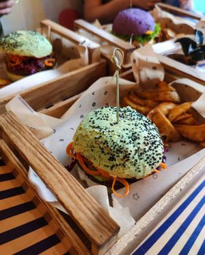  at Flower Burger in Amsterdam