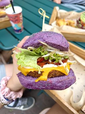   at Flower Burger in Amsterdam