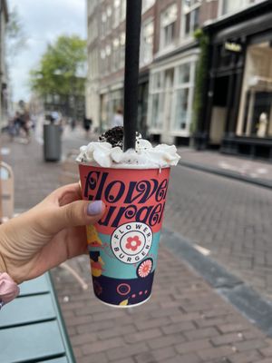   at Flower Burger in Amsterdam