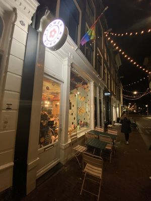   at Flower Burger in Amsterdam