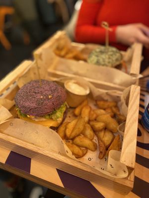   at Flower Burger in Amsterdam