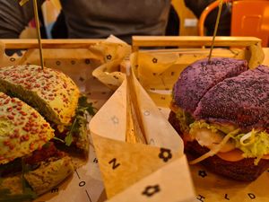  at Flower Burger in Amsterdam