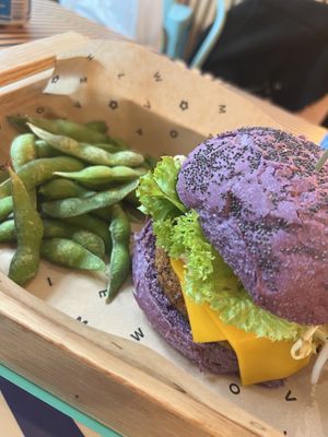 The flower burger   at Flower Burger in Amsterdam