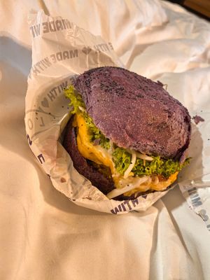   at Flower Burger in Amsterdam