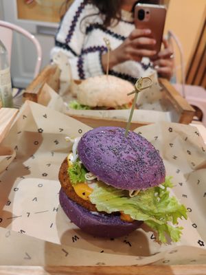  at Flower Burger in Amsterdam